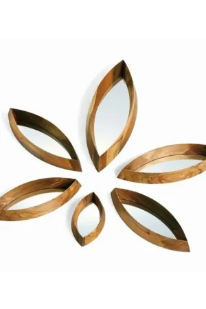 A Buon Prezzo Horm Specchio da parete Mamanonmama art. OS0351 con cornice in legno - Dimensioni a scelta