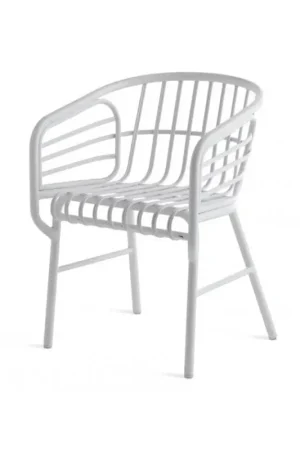 Prezzo Di Fabbrica Horm Sedia Raphia Alluminio art. CM8732 con struttura in alluminio - Con braccioli