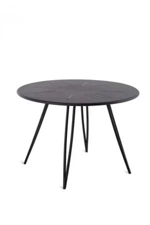 Unopiù Tavolo rotondo fisso ARIETE in ferro da Ø110 cm Occasione Imperdibile