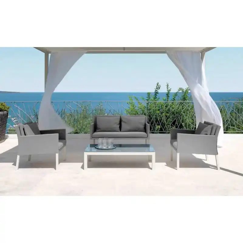 Spedizione Espresso Talenti Sofa 2 posti STEP con struttura alluminio e cusciniera in textilene