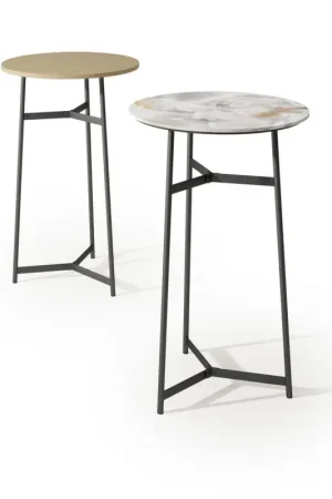 A Buon Prezzo Maconi Tavolino da bar rotondo Milord 1049 con piano in melaminico da 59 cm e h. 96 cm serie Coffee Table collection