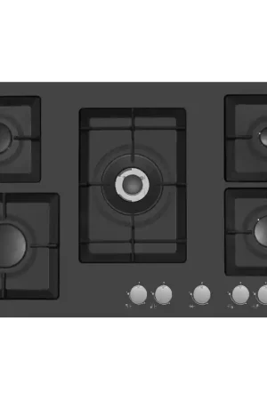 A Buon Prezzo Elleci Piano cottura a gas PLANO 90 PGSP90140CS finitura G40 nero da 90 cm