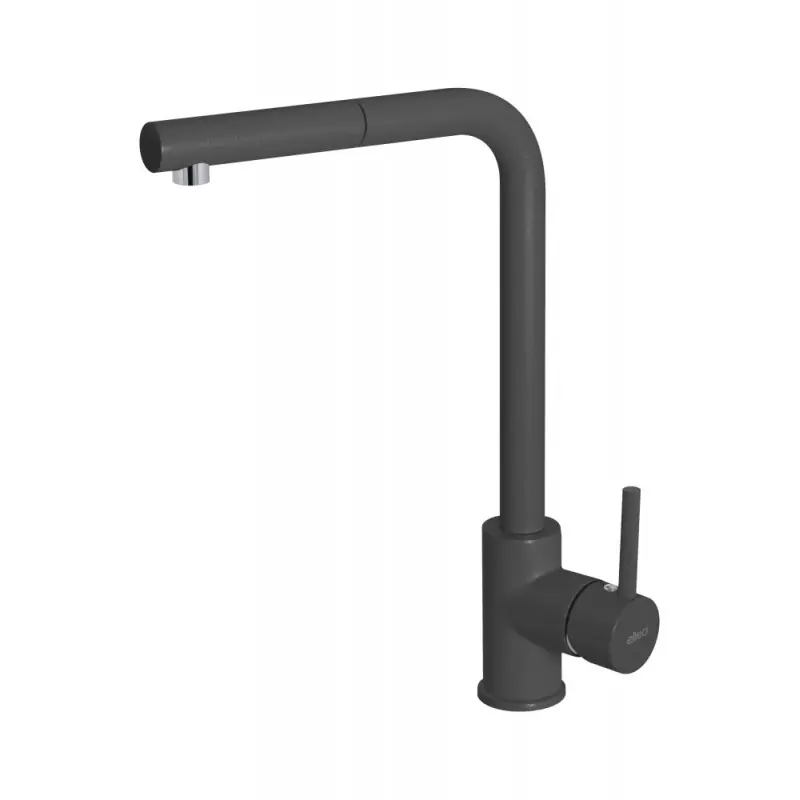Nuova Collezione PRONTA CONSEGNA - Elleci Miscelatore monocomando con canna girevole e doccetta estraibile TRAIL PLUS MGKTRP59 finitura G59 antracite