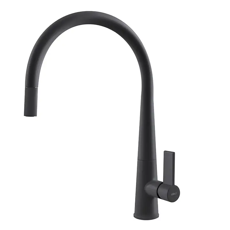 Acquista Ora Elleci Miscelatore monocomando con canna girevole e doccetta estraibile ATHENA PLUS MGKATP40 finitura G40 nero