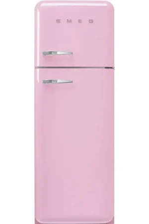 Prezzo Scontato Smeg Frigorifero doppia porta con cerniere a destra a libera installazione FAB30RPK6 finitura rosa da 60 cm