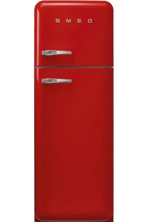 Smeg Frigorifero doppia porta con cerniere a destra a libera installazione FAB30RRD6 finitura rosso da 60 cm Nuovo Arrivo