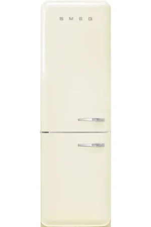 Must-Have Smeg Frigorifero combinato con cerniere a sinistra a libera installazione FAB32LCR6 finitura panna da 60 cm