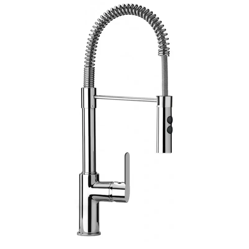 Popolare Schock Miscelatore monocomando con doccetta NEW AQUASOFT SXSOFT80 finitura cromato