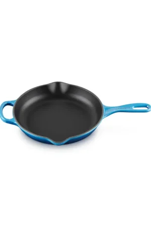Le Creuset Padella Doppio Becco Evolution in Ghisa Vetrificata D23 cm Azure Blu Offerta Speciale