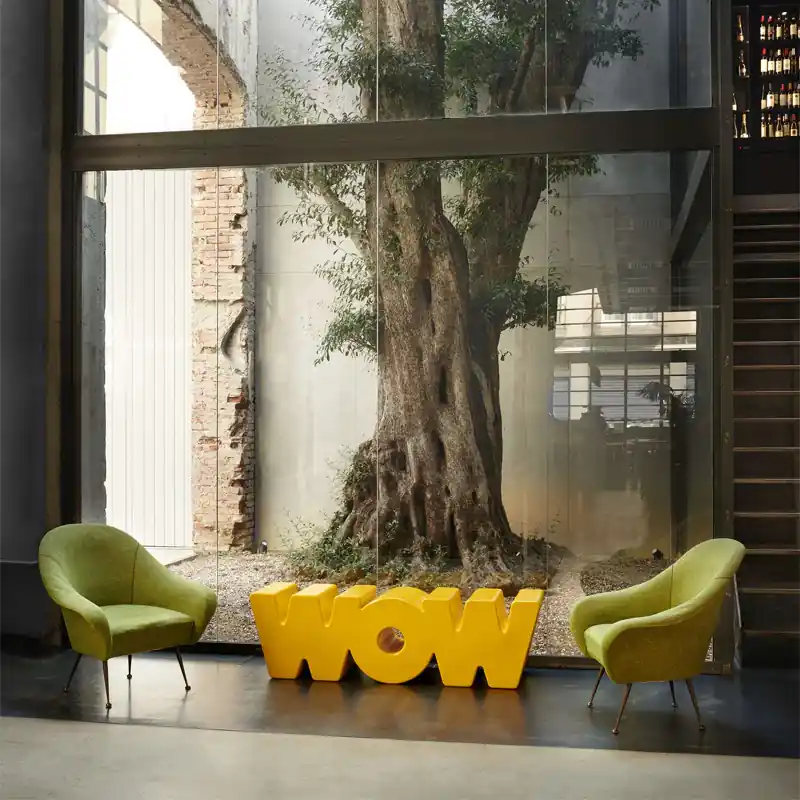 Offerta Del Giorno Slide Panca WOW 147x43x43 cm Saffron Yellow