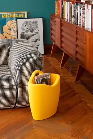 Offerta Slide Portariviste Mag 47x25xh46 cm Saffron Yellow