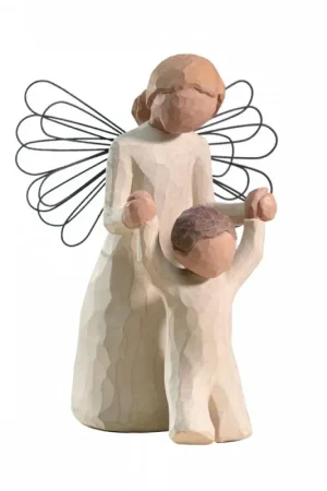 Enesco Statuina Angelo Custode in Resina H12,7 cm Soddisfatti O Rimborsati