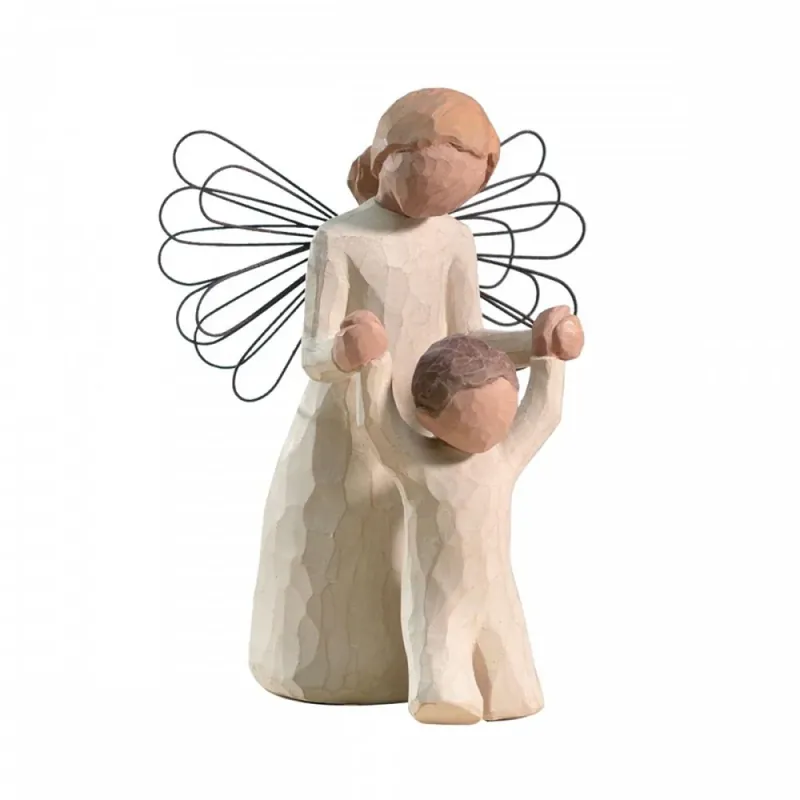 Enesco Statuina Angelo Custode in Resina H12,7 cm Soddisfatti O Rimborsati