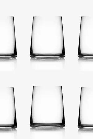 Ichendorf Milano Set 6 Bicchieri Acqua Manhattan in Cristallo Offerta Lampo