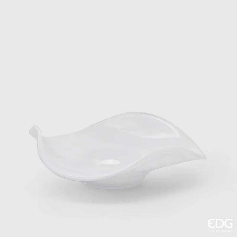 EDG Enzo De Gasperi Piatto Centrotavola Onde H10 D38 cm Bianco Prezzo Basso
