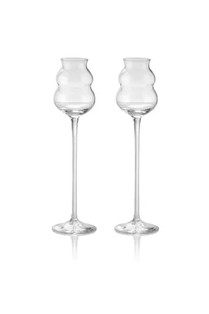 IVV i Distillati Set 2 Calici Grappa Acquavite Trasparente 5 cl Offerta Del Giorno
