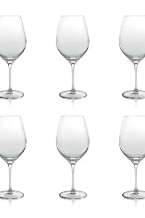 Popolare IVV Set 6 Calici Vino Rosso Vizio 47 cl