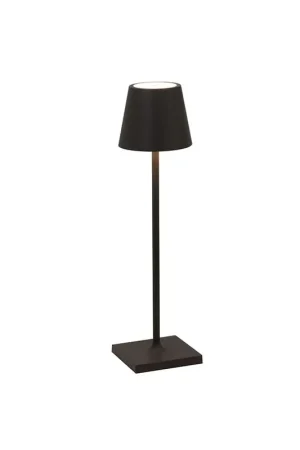 Zafferano Poldina Pro Micro Lampada da Tavolo Antracite Di Tendenza