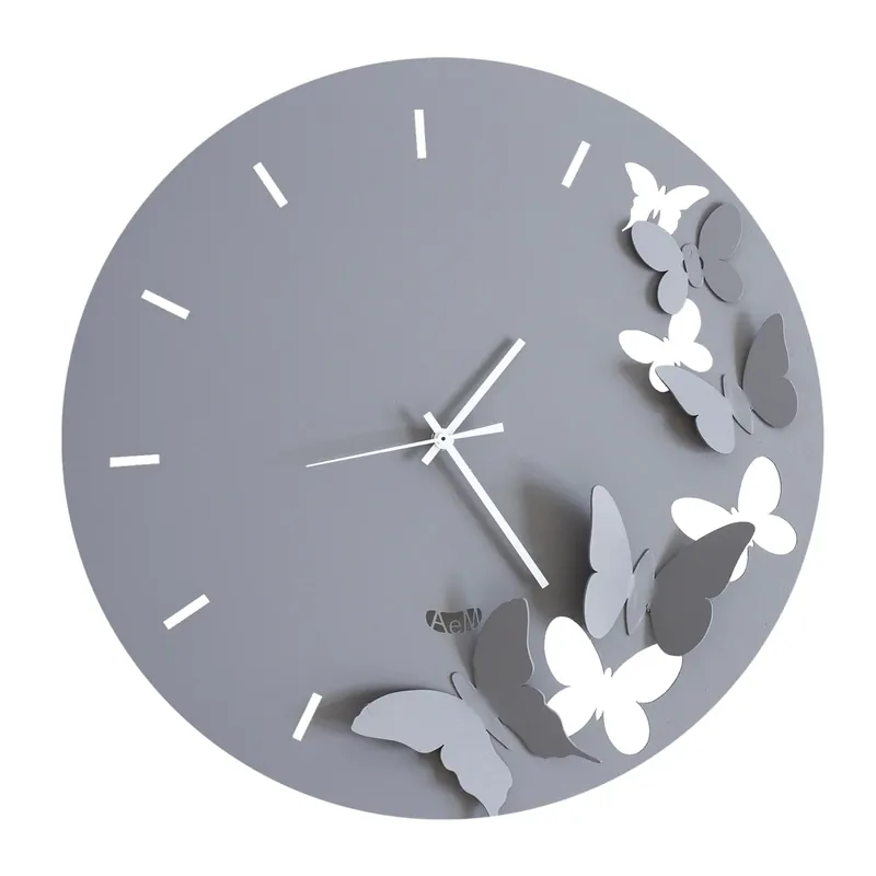 Offerta Del Giorno Arti e Mestieri Orologio Da Parete Butterfly Spring Fango 40 cm