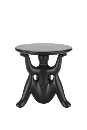 Miglior Prezzo Qeeboo Tavolino Helpyourself Nero H75 cm