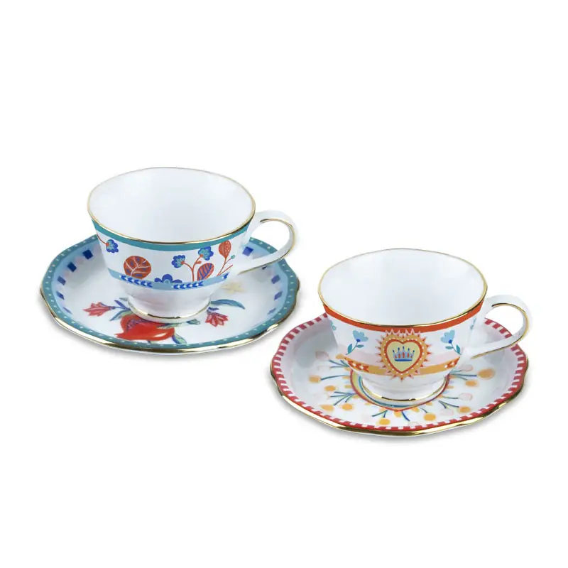 Baci Milano Set 2 Tazzine Caffè Mamma Mia in Porcellana Più Venduto