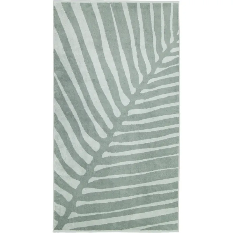 Villeroy & Boch Telo Doccia Leaf 80x150 cm in Cotone Verde Di Tendenza
