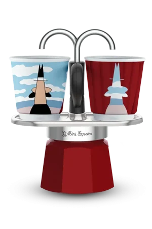 Professionale Bialetti Moka Mini Express Magrite 2 Tazze