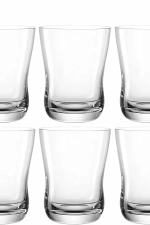 Nuovo Arrivo Leonardo Set 6 Bicchieri Acqua Vita 360 ml in Vetro