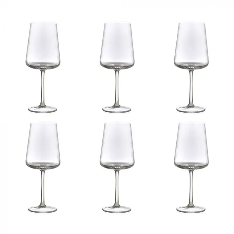 Evviva Set 6 Calici Vino Reale 500 ml in Vetro Offerta Limitata