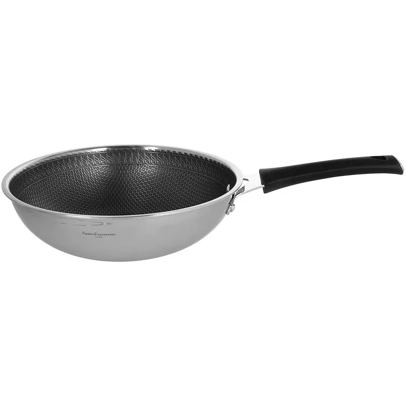 Promozione Andrea Fontebasso Tognana Wok 1 Manico Antiaderente D28 cm Linea Luxury Design