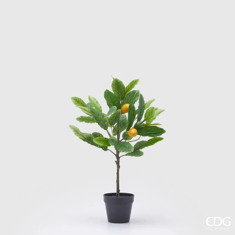 Offerta EDG Enzo De Gasperi pianta di Limoni Artificiale con Vaso H48 cm