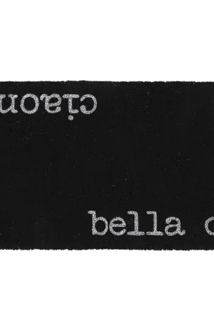 Villa D‘Este SPQERE Zerbino Bella Ci 70x40 cm Nero Consegna Rapida