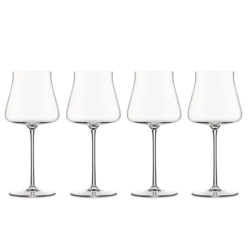 Promozione Alessi Set 4 Calici vino rosso Eugenia in vetro cristallino 56 cl