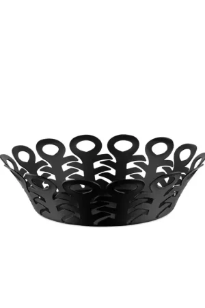 Alessi Cestino Vimini Piccolo D21 cm Acciaio Inossidabile Nero Miglior Prezzo
