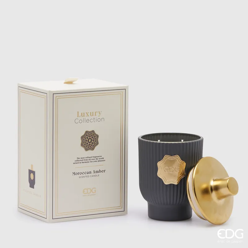 EDG Enzo De Gasperi Candela Luxury Profumata 420gr Ambra Marocchina Compra Oggi Stesso