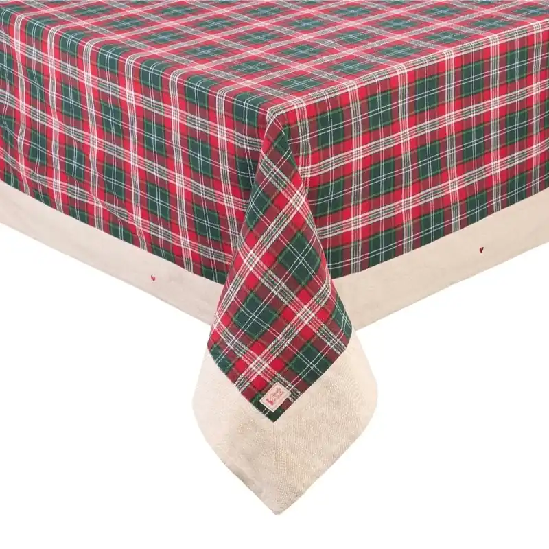 Nuvole di Stoffa Tovaglia Natalizia con Bordo Queen 140x320 cm Economico