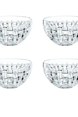 Miglior Prezzo Nachtmann Set 4 Ciotole in Vetro Bossa Nova 10 cm