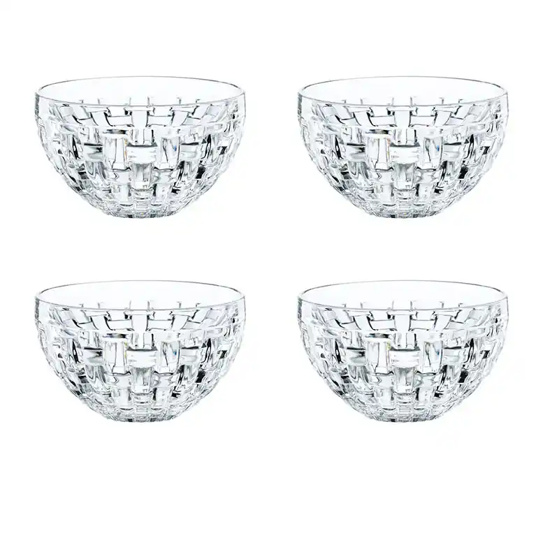 Miglior Prezzo Nachtmann Set 4 Ciotole in Vetro Bossa Nova 10 cm