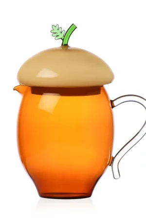 Ichendorf Milano Acorns Brocca Ghianda in Vetro Borosilicato Scelto Dai Clienti