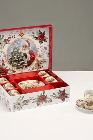 Acquista Ora Lamart Set 6 Tazze da Caffè Natalizie in Porcellana