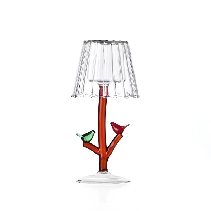 Ichendorf Milano Woodland Portacandela Tealight Uccellini in Vetro Borosilicato Occasione Imperdibile
