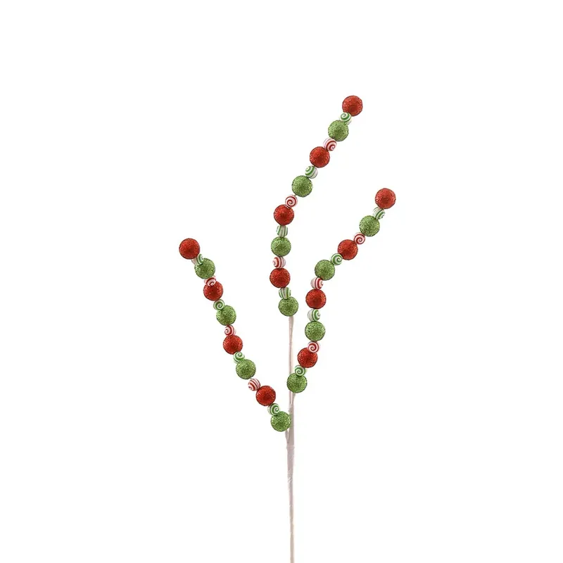 Vetur Decorazione per Albero Ramo Sfere Natalizie H71 cm Bestseller