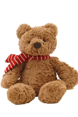 A Buon Prezzo Vetur Decorazione Orsetto Natalizio con Sciarpa Rosso H40 cm