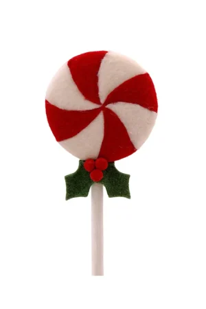 Compra Oggi Stesso Vetur Decorazione Natalizia Lollipop in Tessuro H46 cm