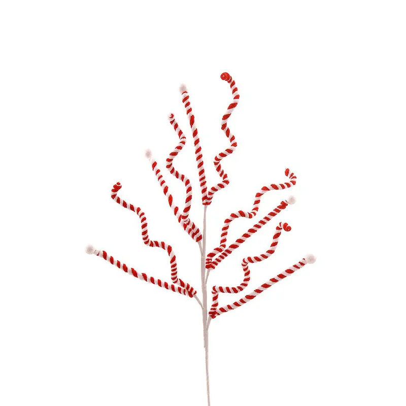 Offerta Lampo Vetur Decorazione per Albero di Natale Ramo Caramelle H80 cm