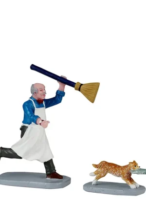 Lemax Gatto Ladro di Pesci in Resina H7,6 cm Saldi