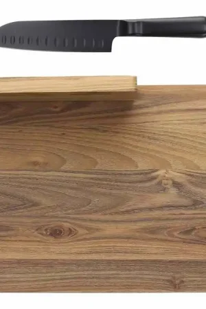 Miglior Prezzo Andrea Fontebasso Tognana Tagliere Rettangolare 33x24 cm con Coltello Starbamboo
