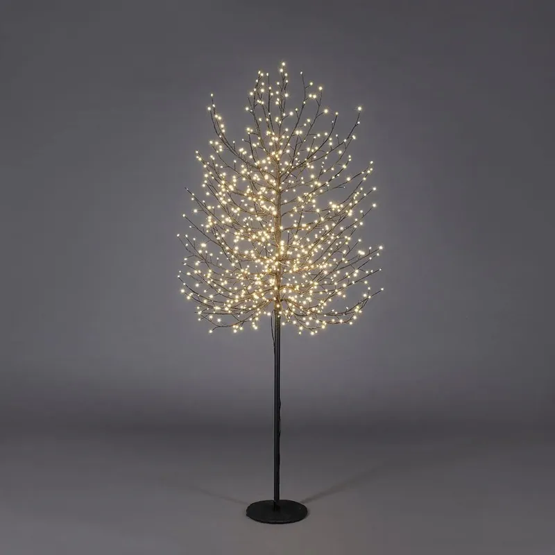 Solo Oggi EDG Enzo De Gasperi Albero Faggio con base 900 mini led H180 cm Nero