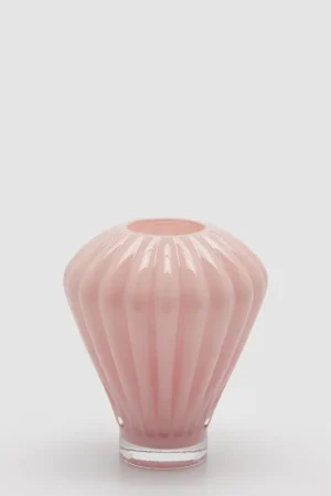 Miglior Prezzo EDG Enzo De Gasperi Vaso Diamante in Vetro H20 cm Rosa