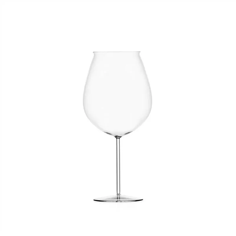 Ichendorf Milano Bacco Set 2 Calici Rosso Strutturato ed Elegante in Vetro Borosilicato Ultimissimo Modello